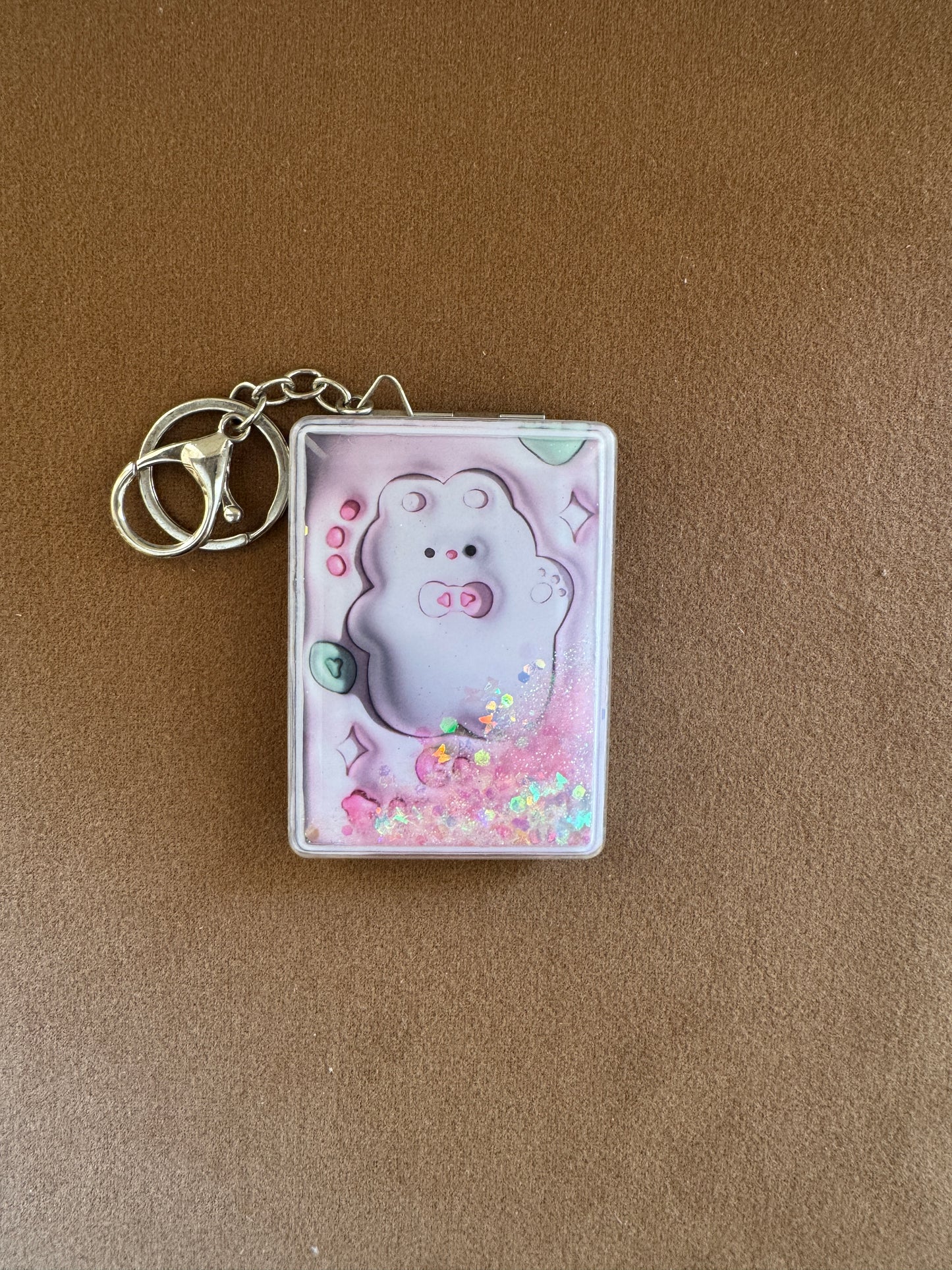 Cute Tutu Mirror Keycharm Square