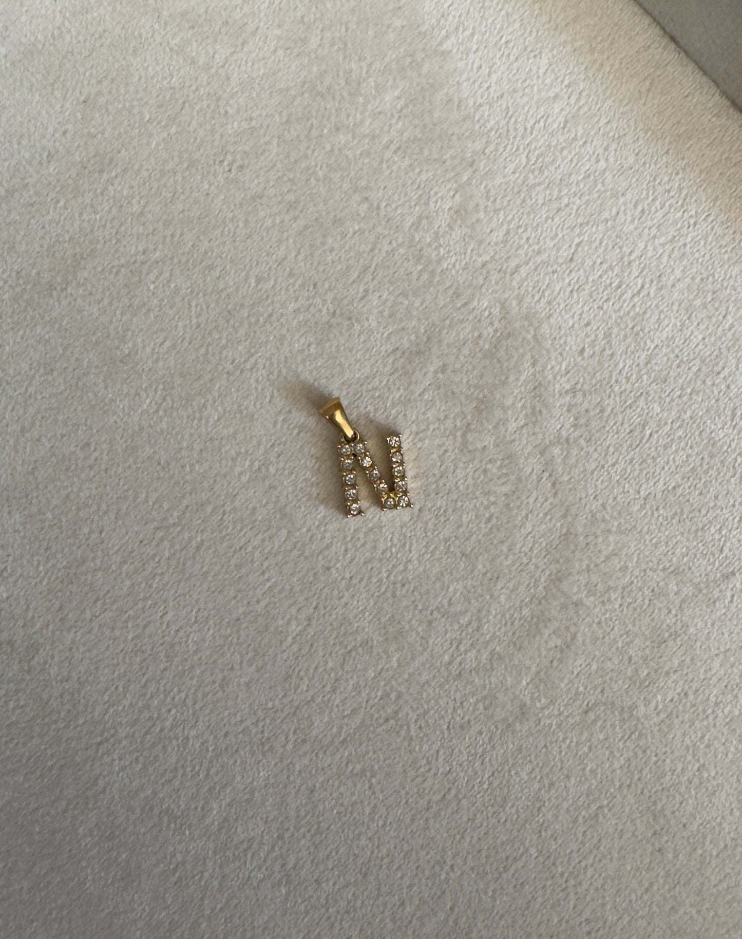 N letter pendant