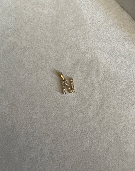 N letter pendant