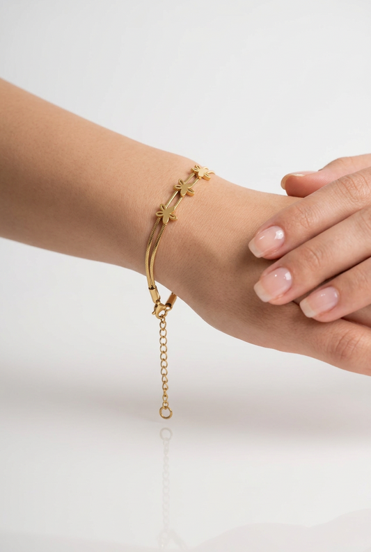 Flower bracelet