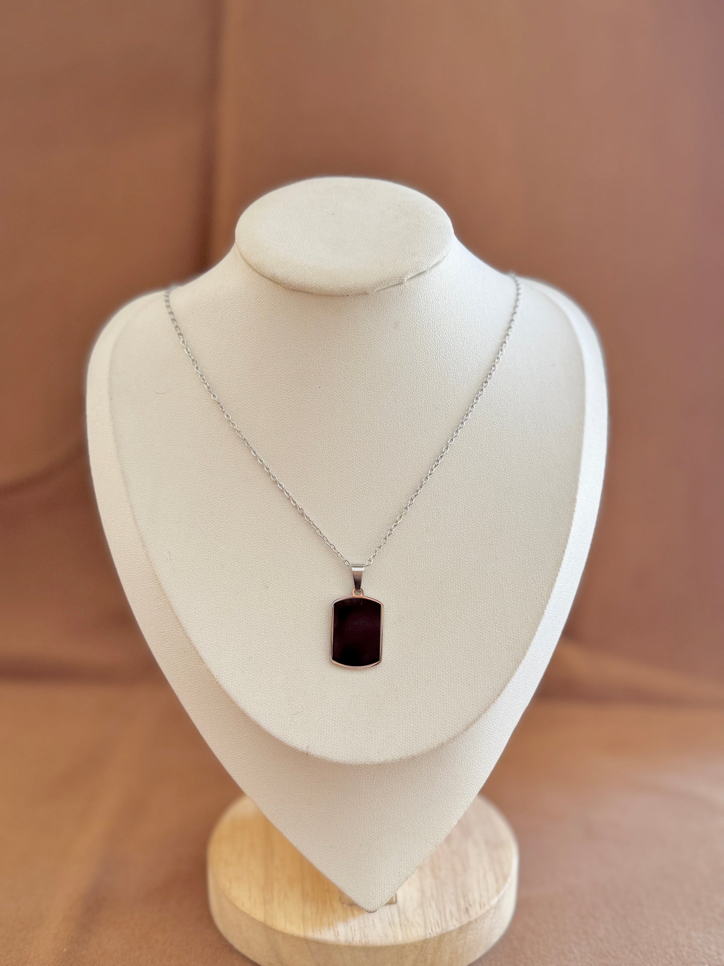 Onyx Plate Pendant