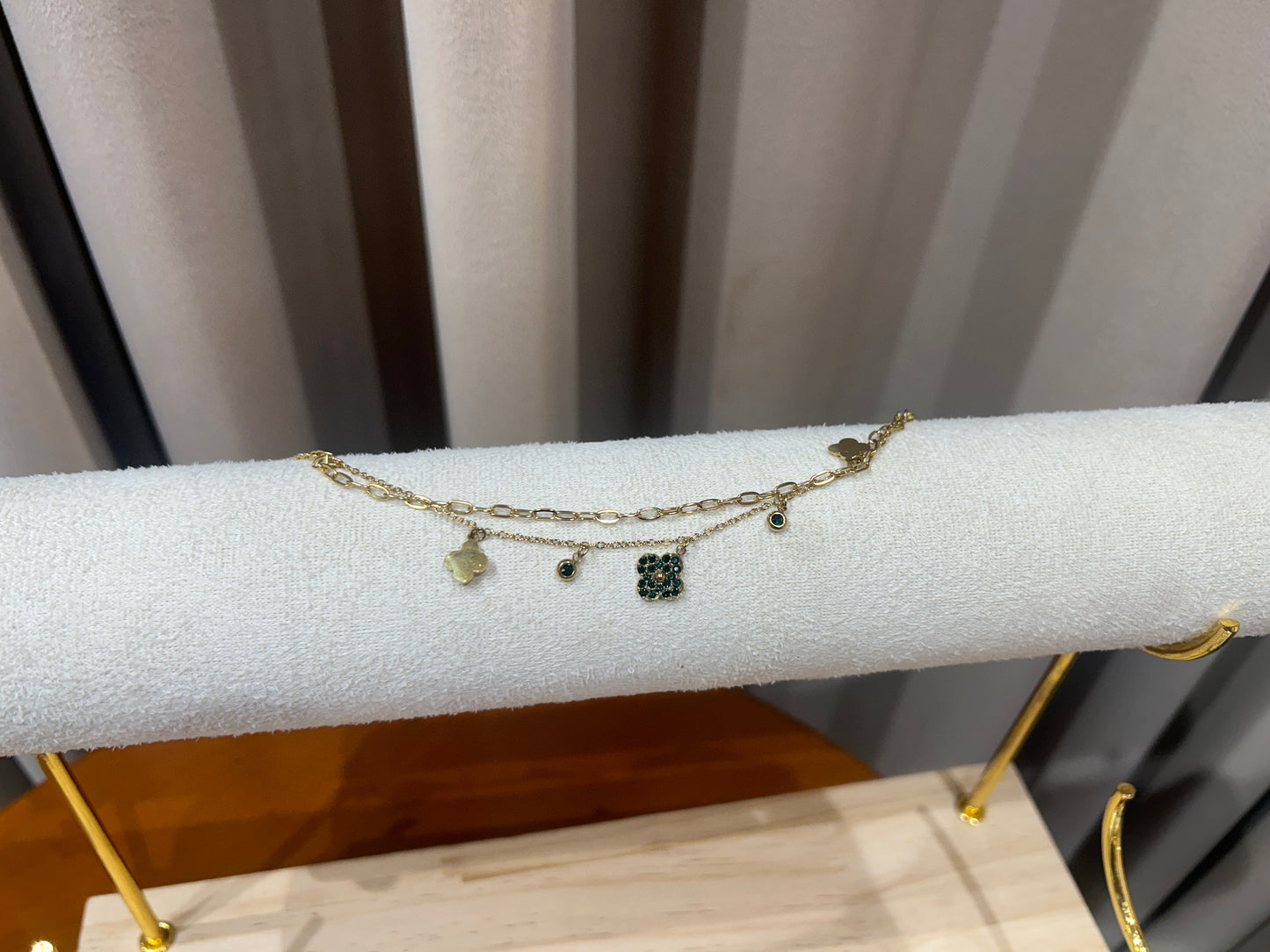 Clover green bracelet