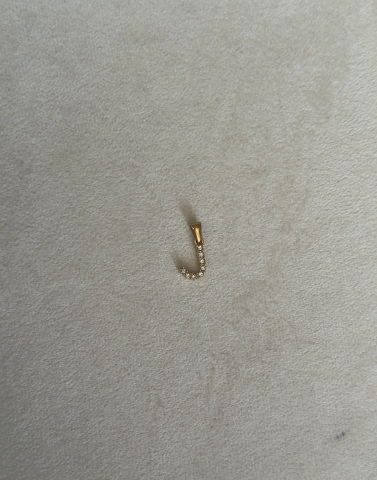 J letter pendant