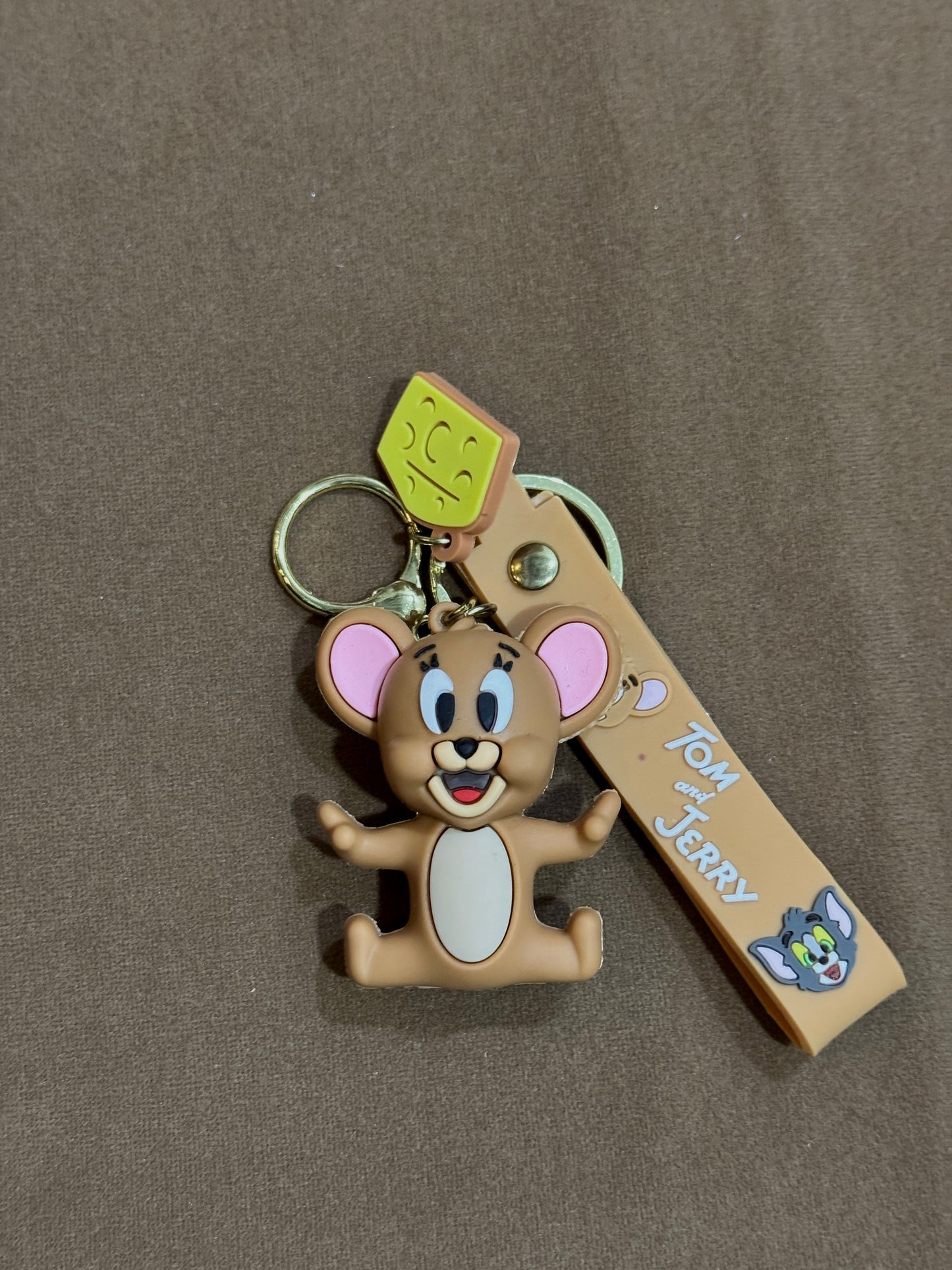 Say Cheese" Jerry Character Keychain/ Bag charms