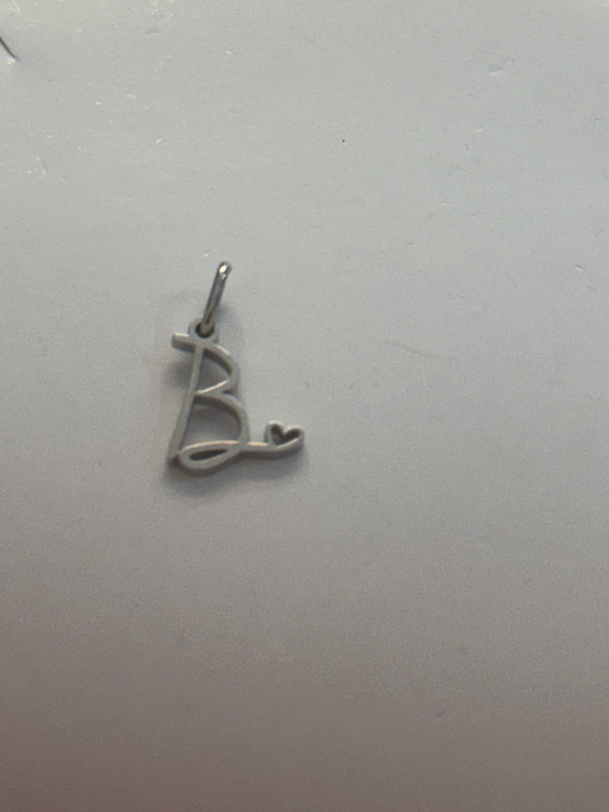 B letter charm