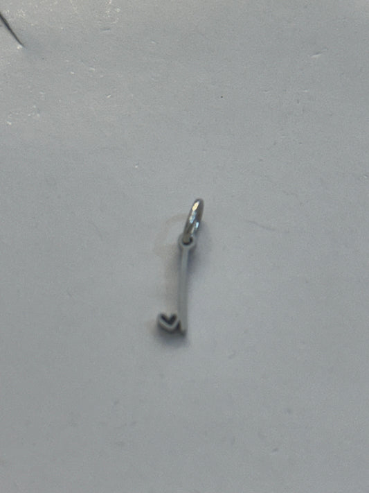 I letter charm