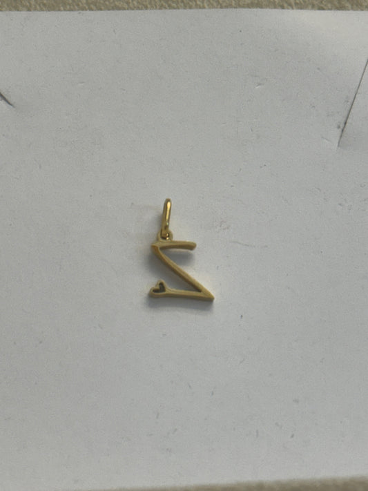 Z letter charm