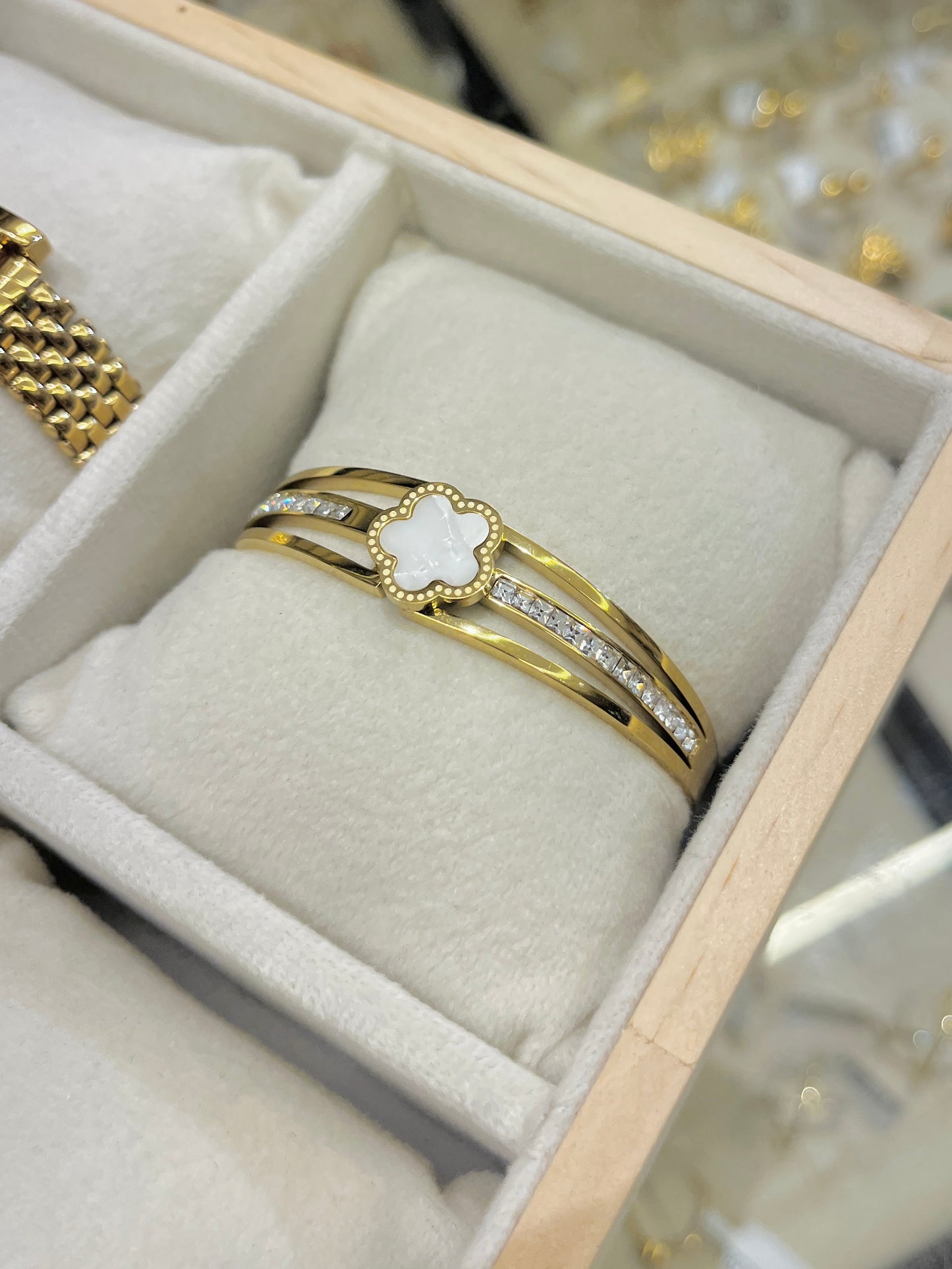 Heza Gold Bangle Baby size