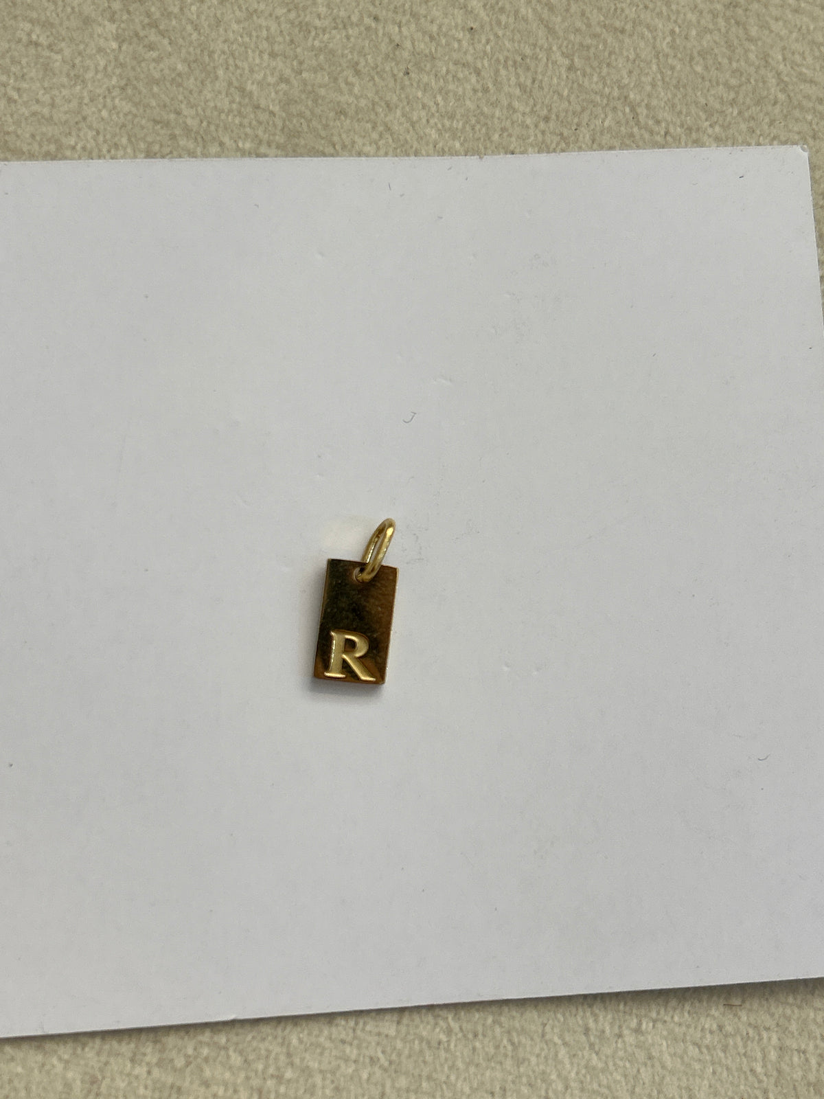 R letter charm