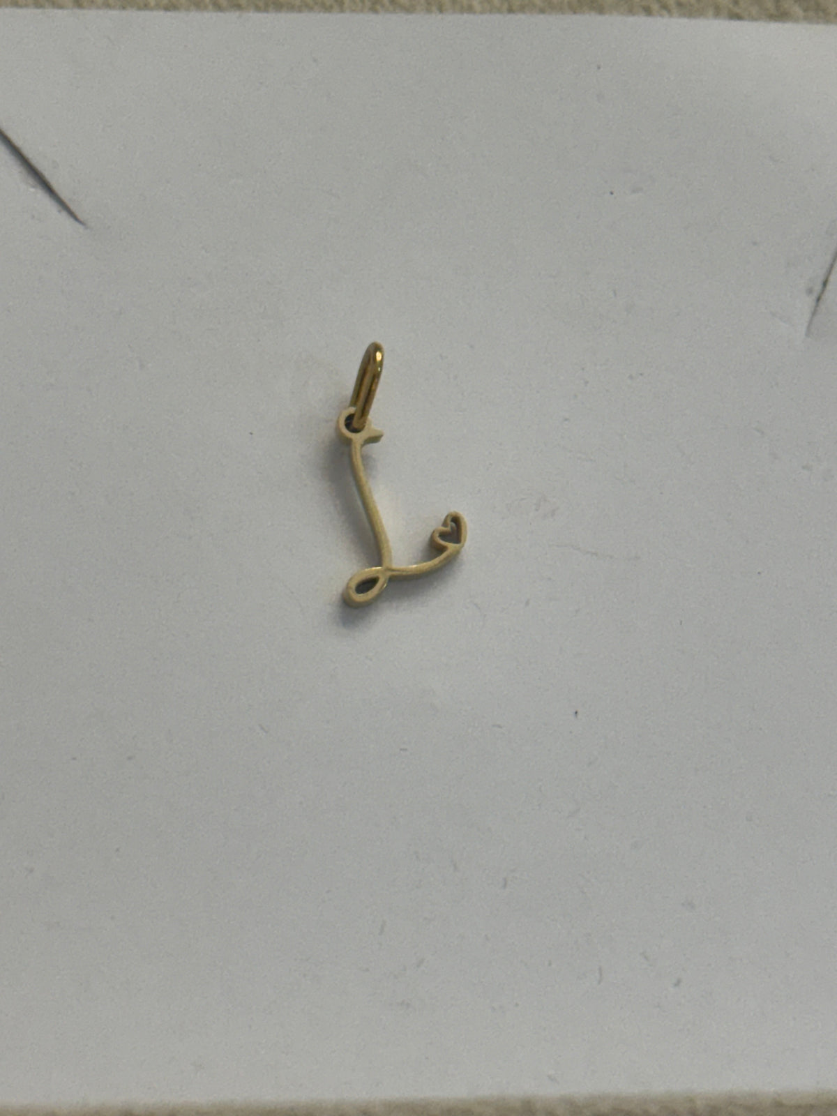 L letter charm