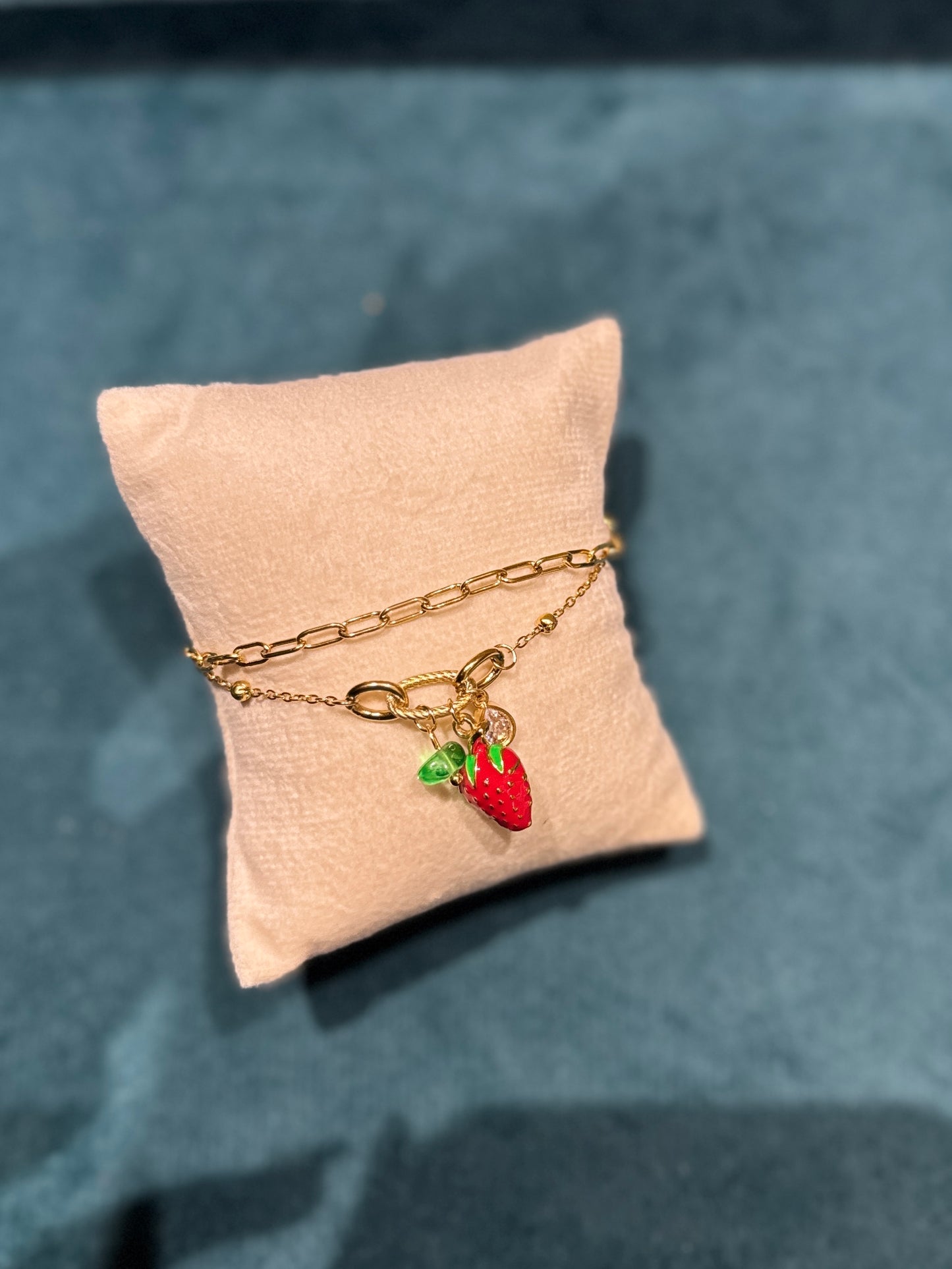 Strawberry bracelet