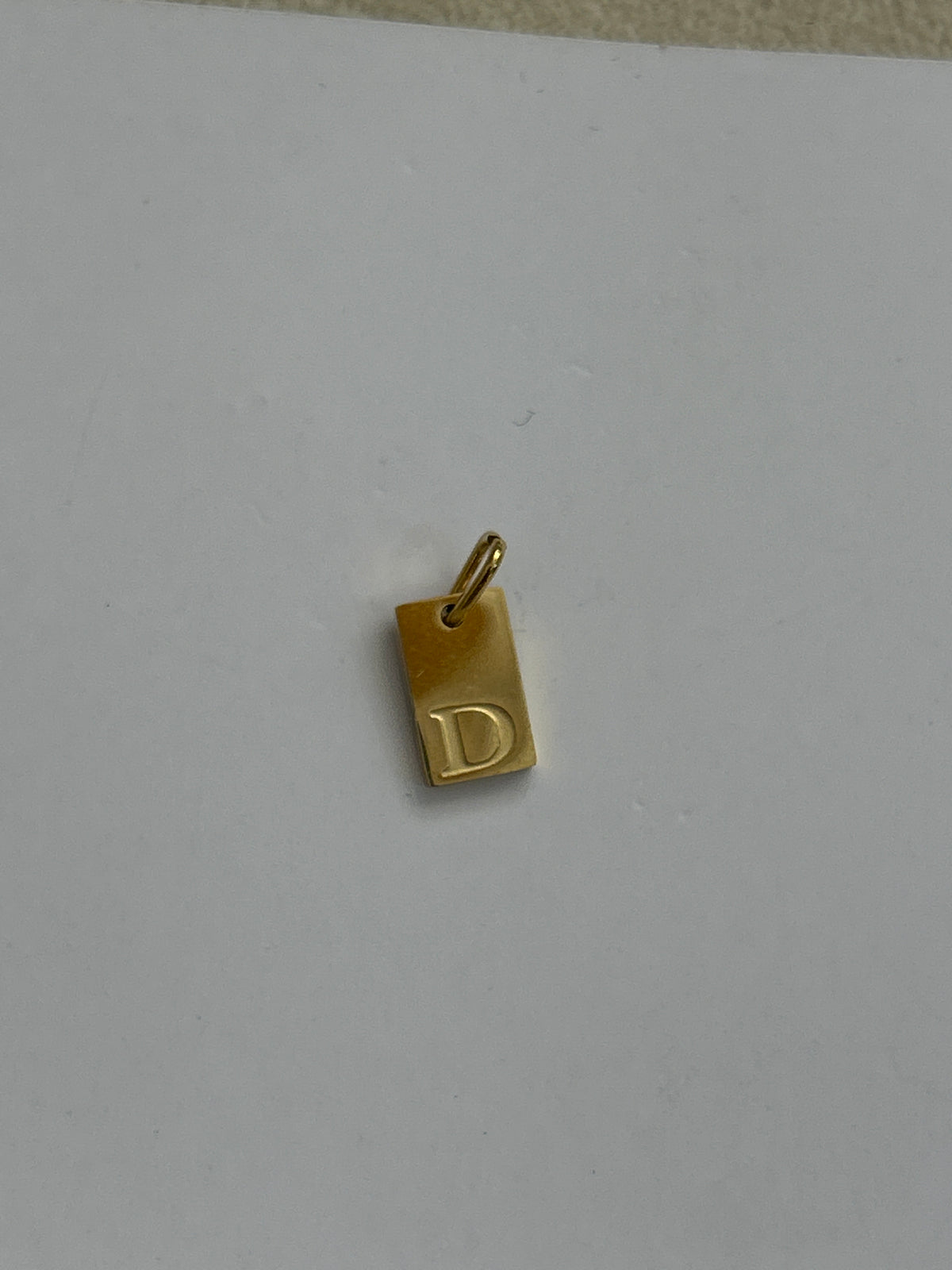 D letter charm