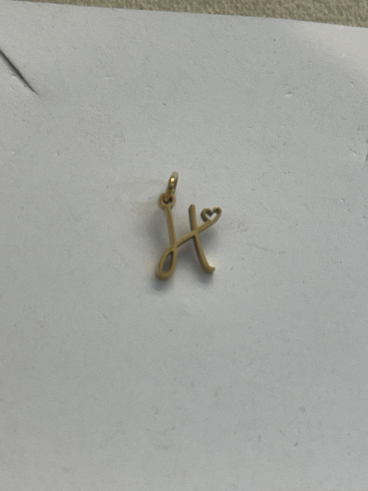 H letter charm