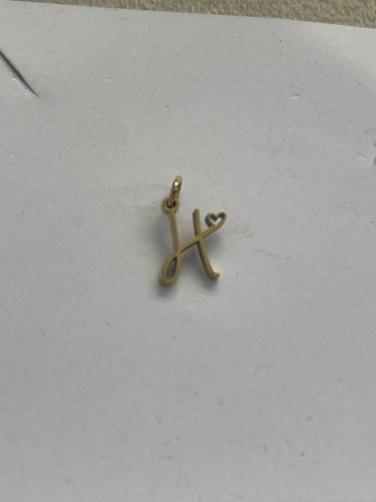 H letter charm