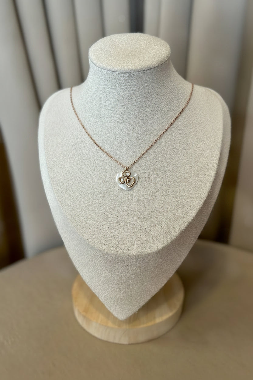 Flora Shine Rose gold Necklace