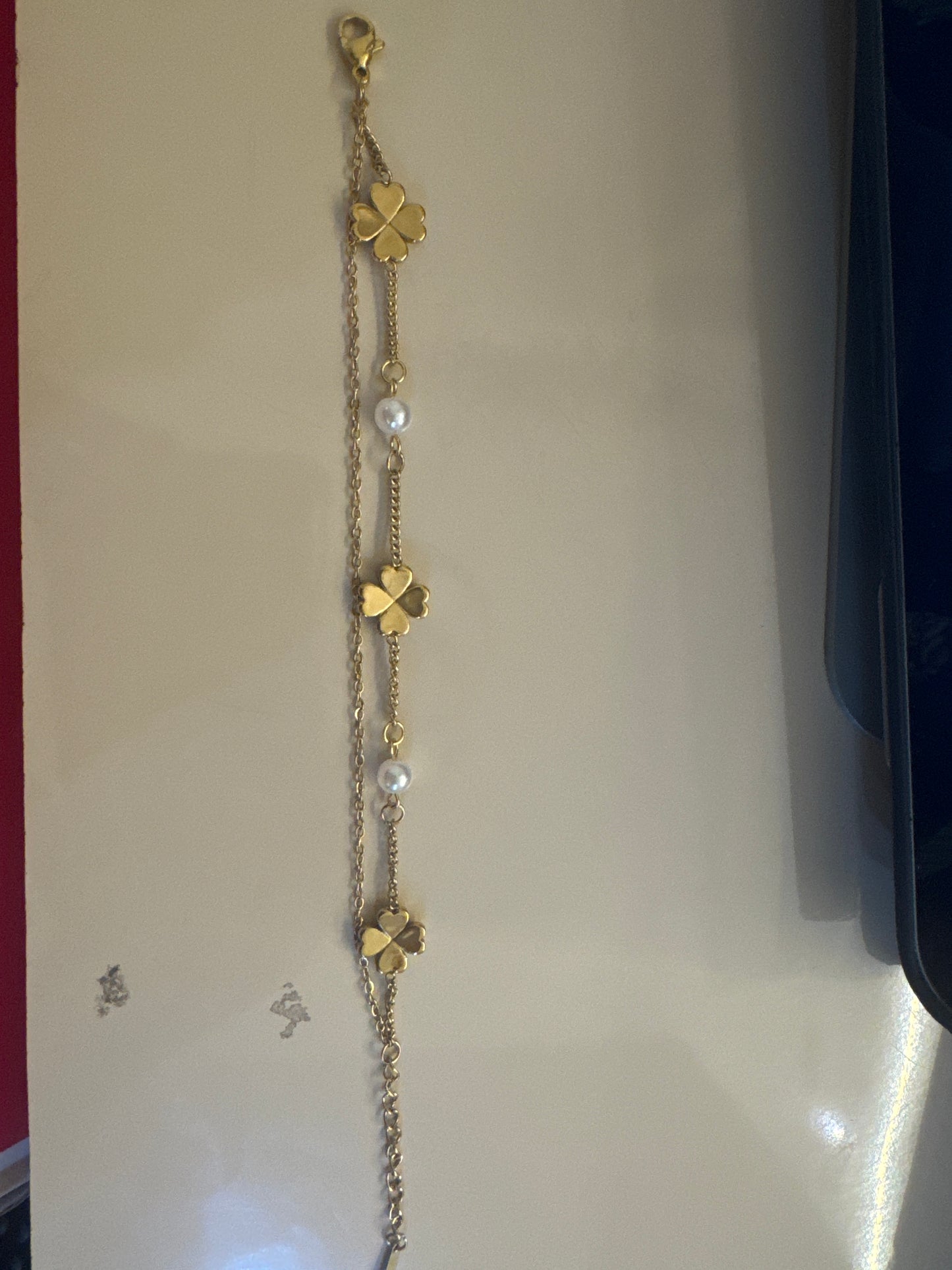 Double layer bracelet