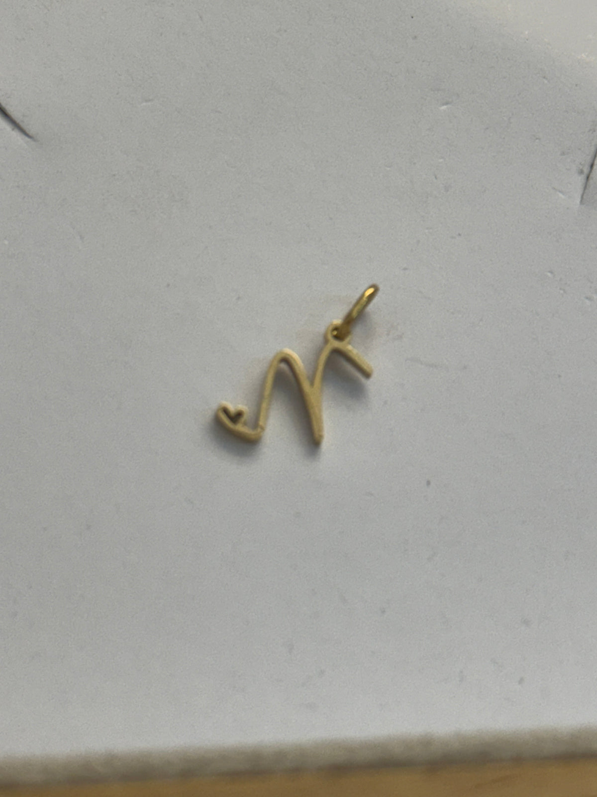 M letter charm