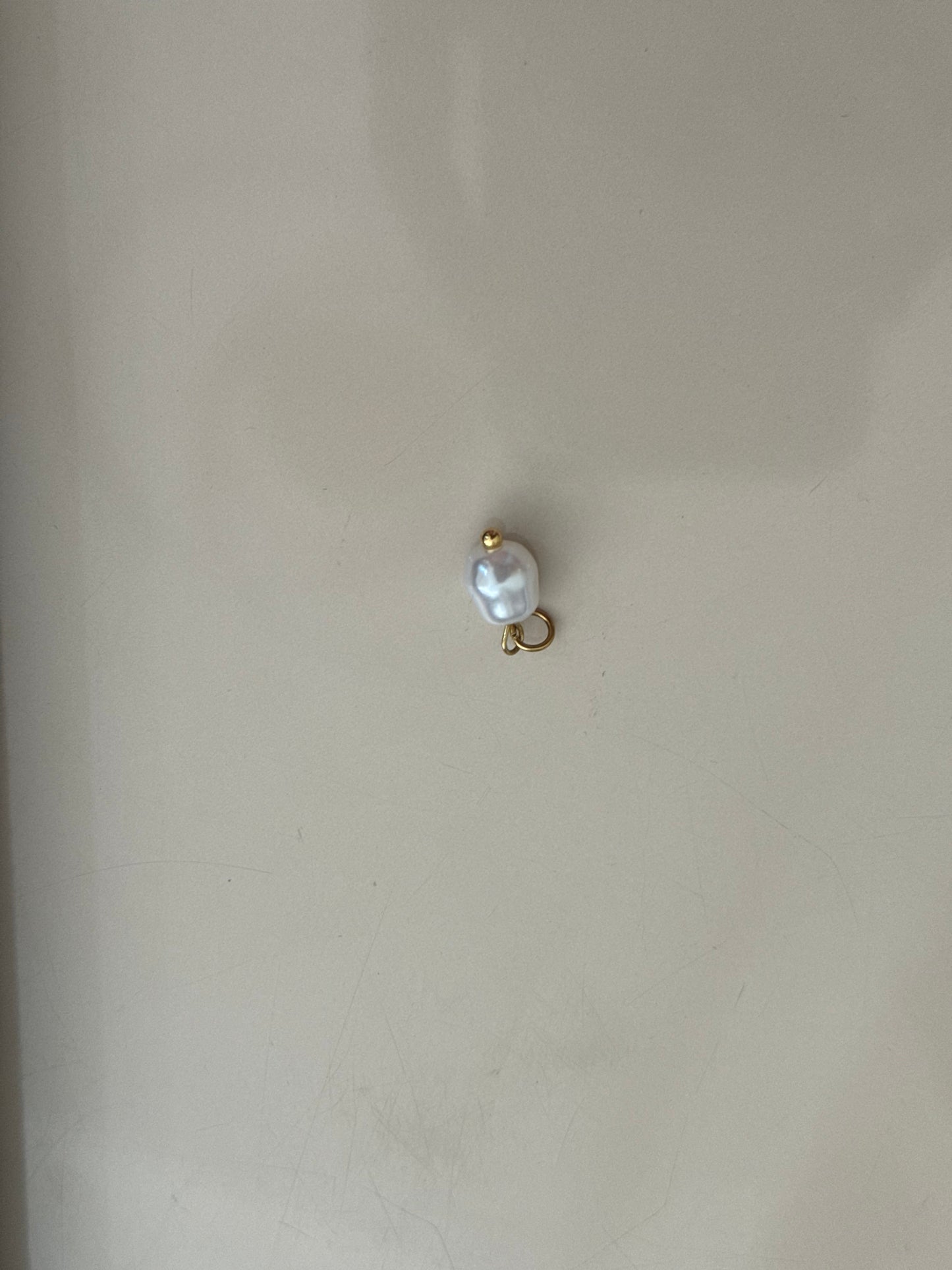 White pearl charm