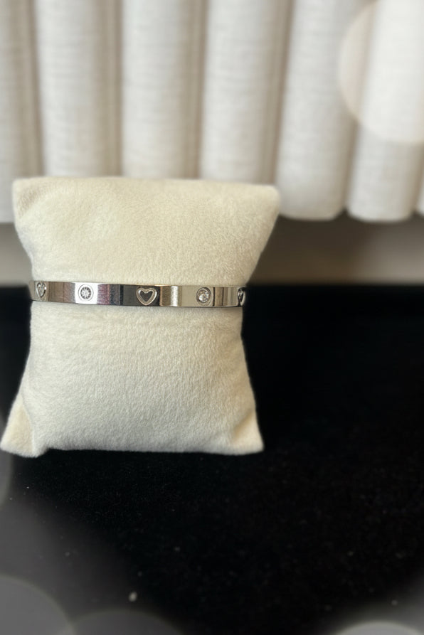 Mirage Moon silver Bangle