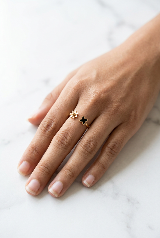 Rose gold ring