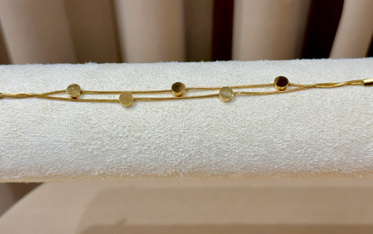Round bracelet gold