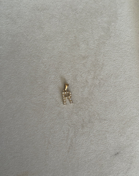 R letter pendant