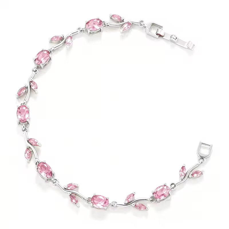 Pink Tulip bracelet( baby size)