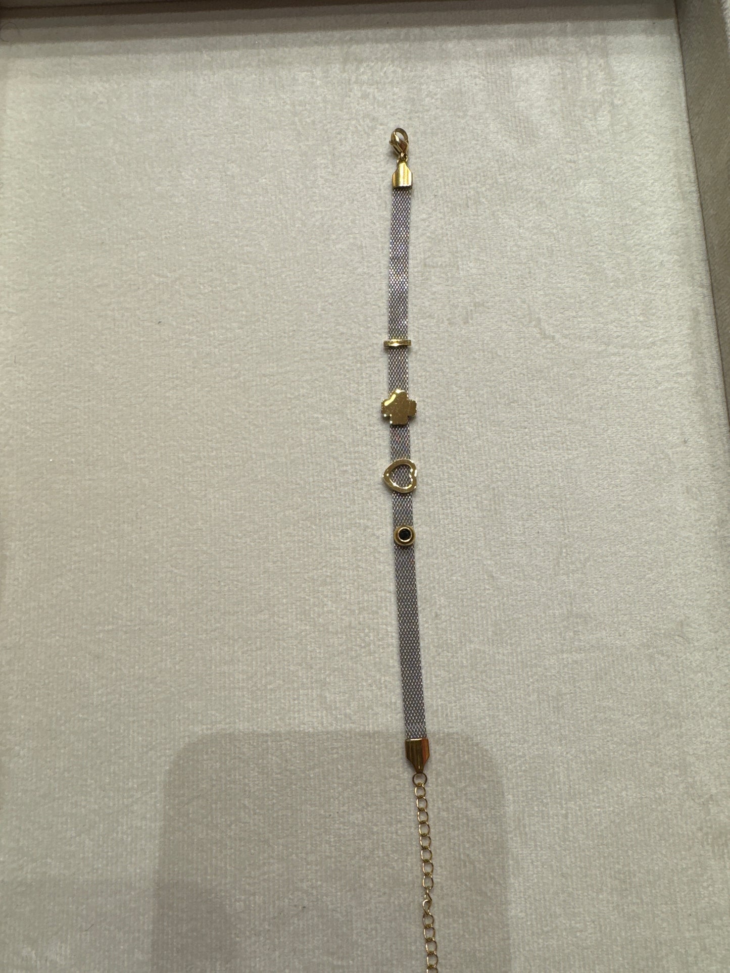 Silver and gold Bracelet