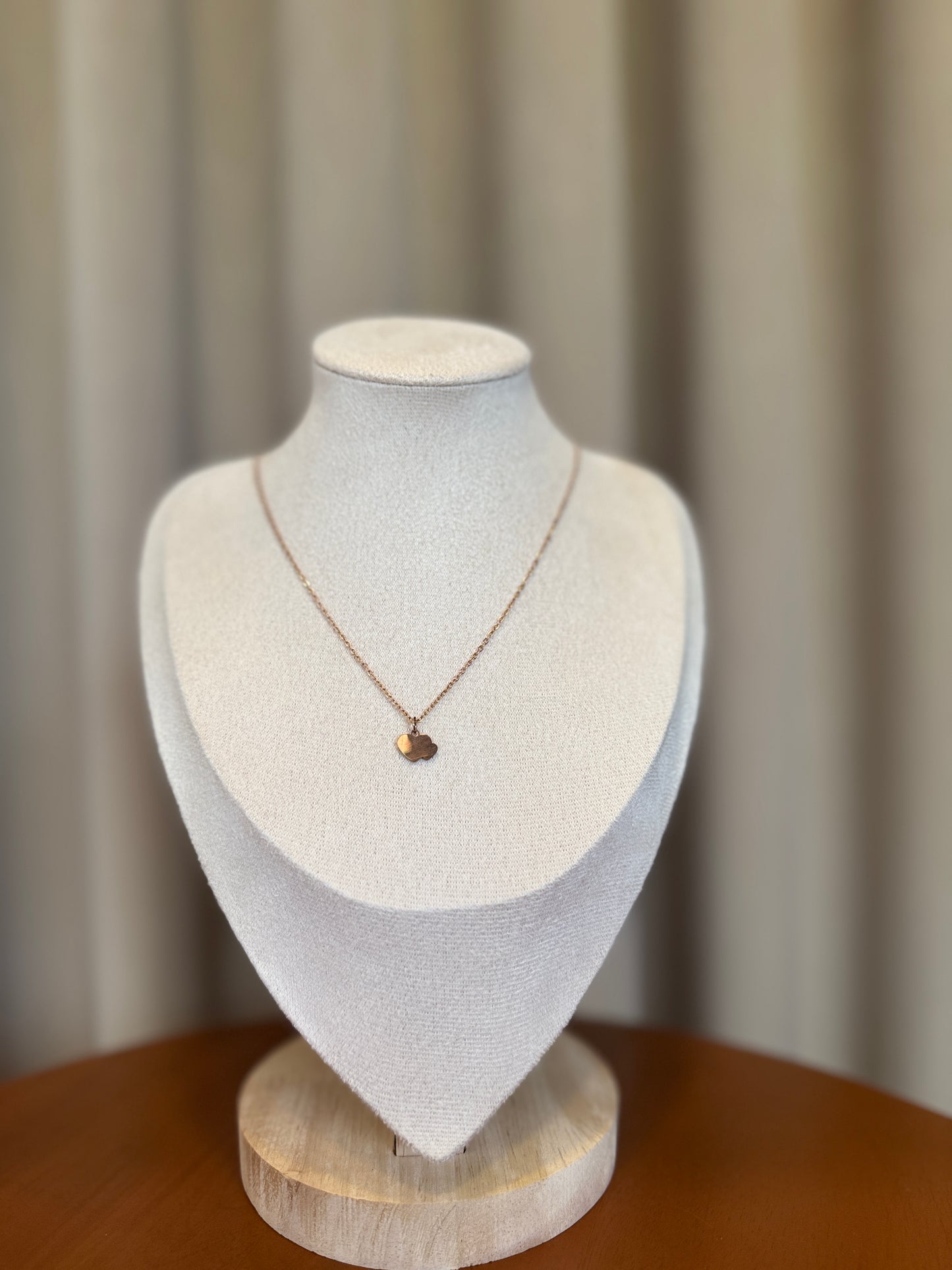 Double heart necklace