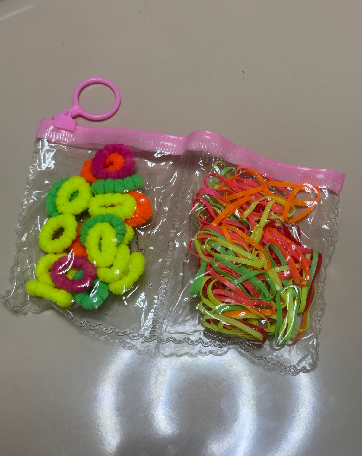 Fluorescent hair accessories