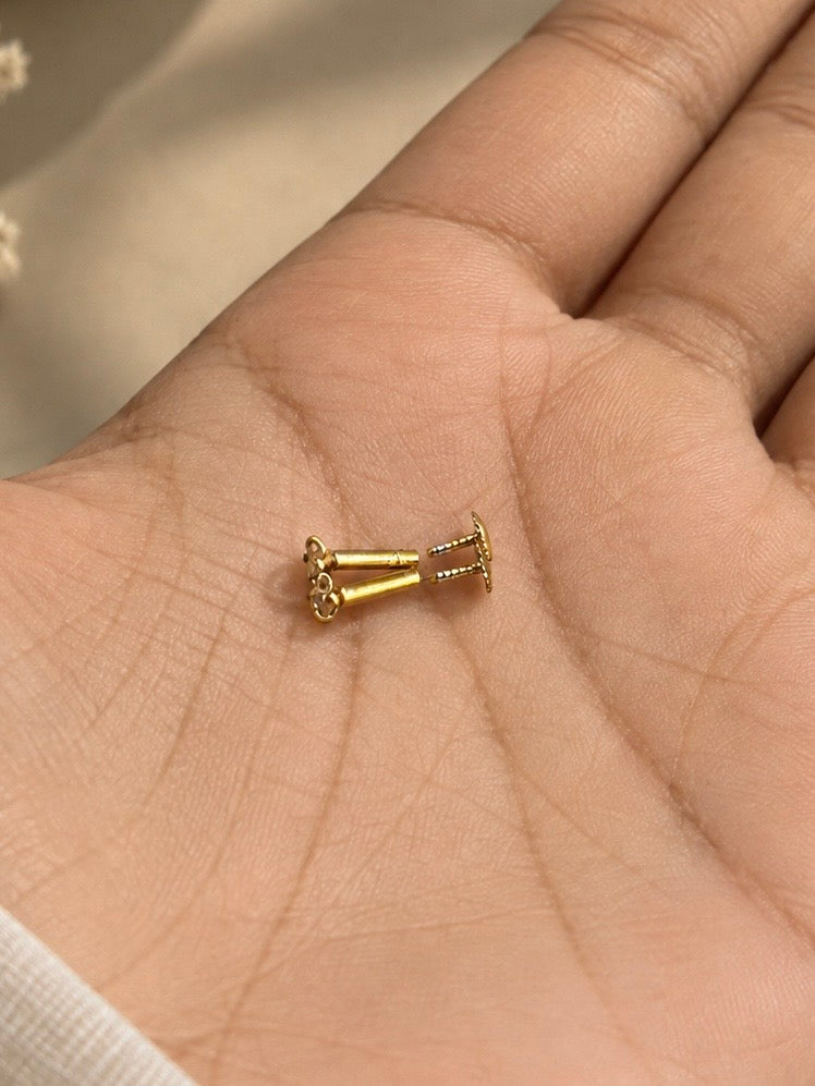 Square Crystal Stud Earrings