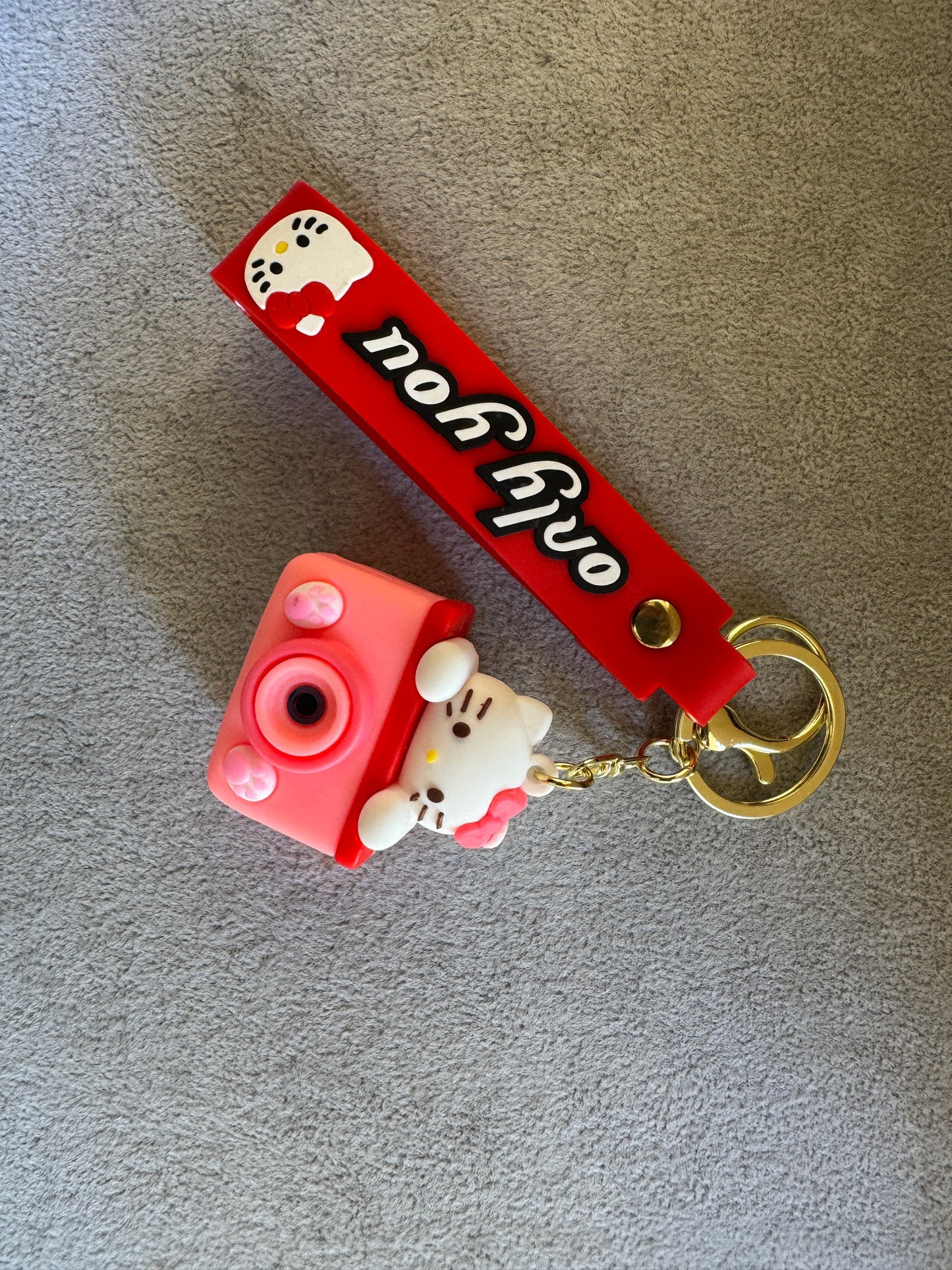 Kitty camara keychain bagcharms