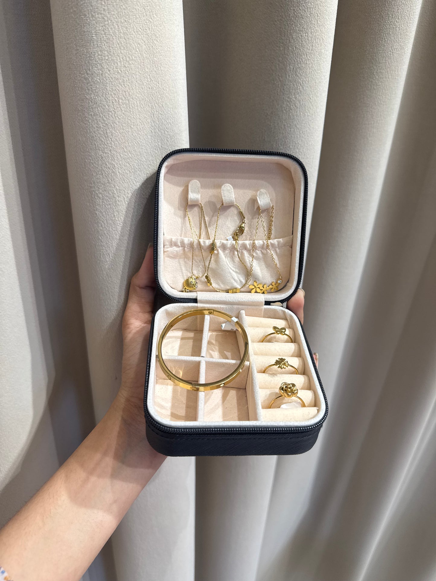 Golden gift box