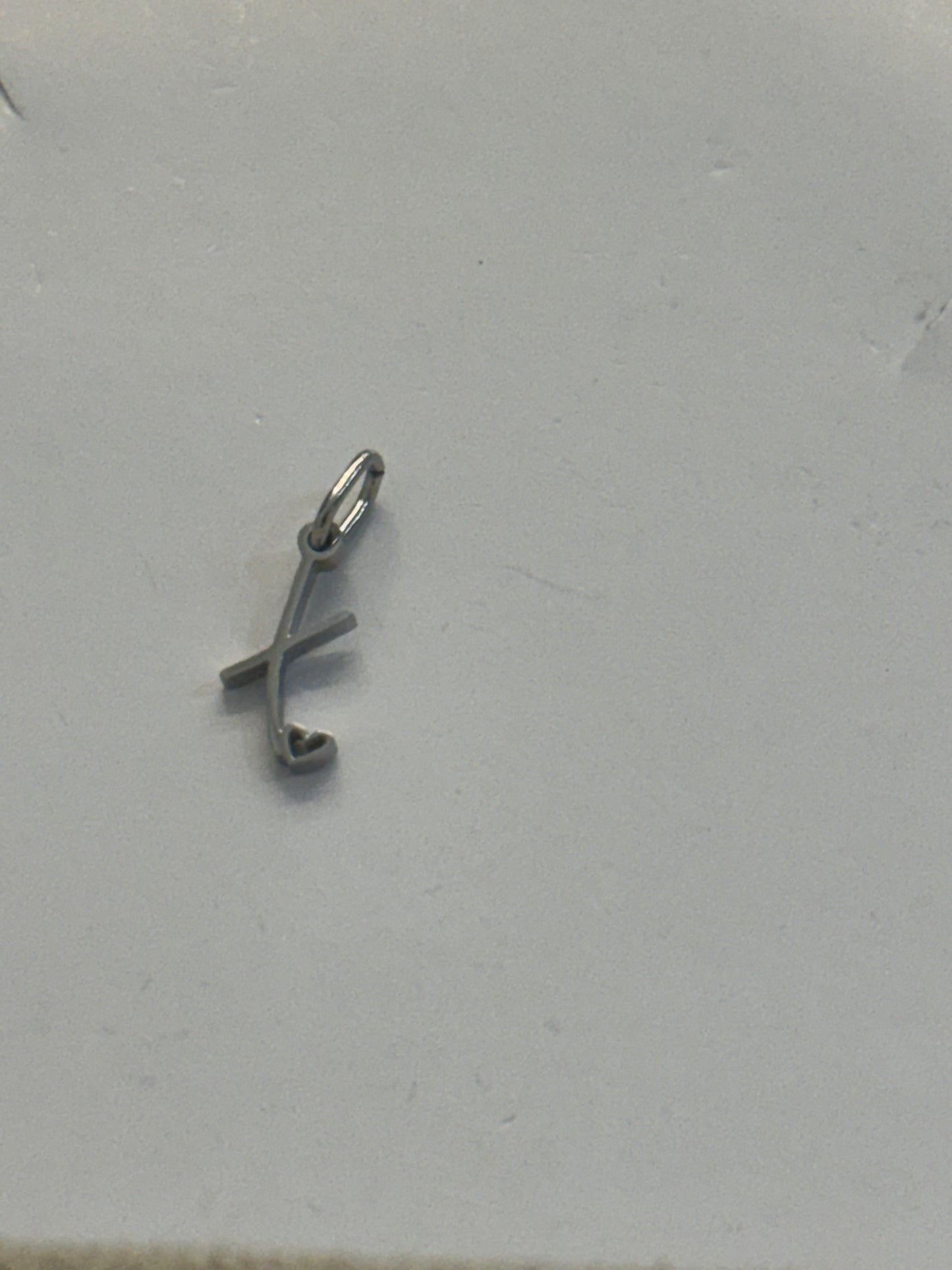X letter charm