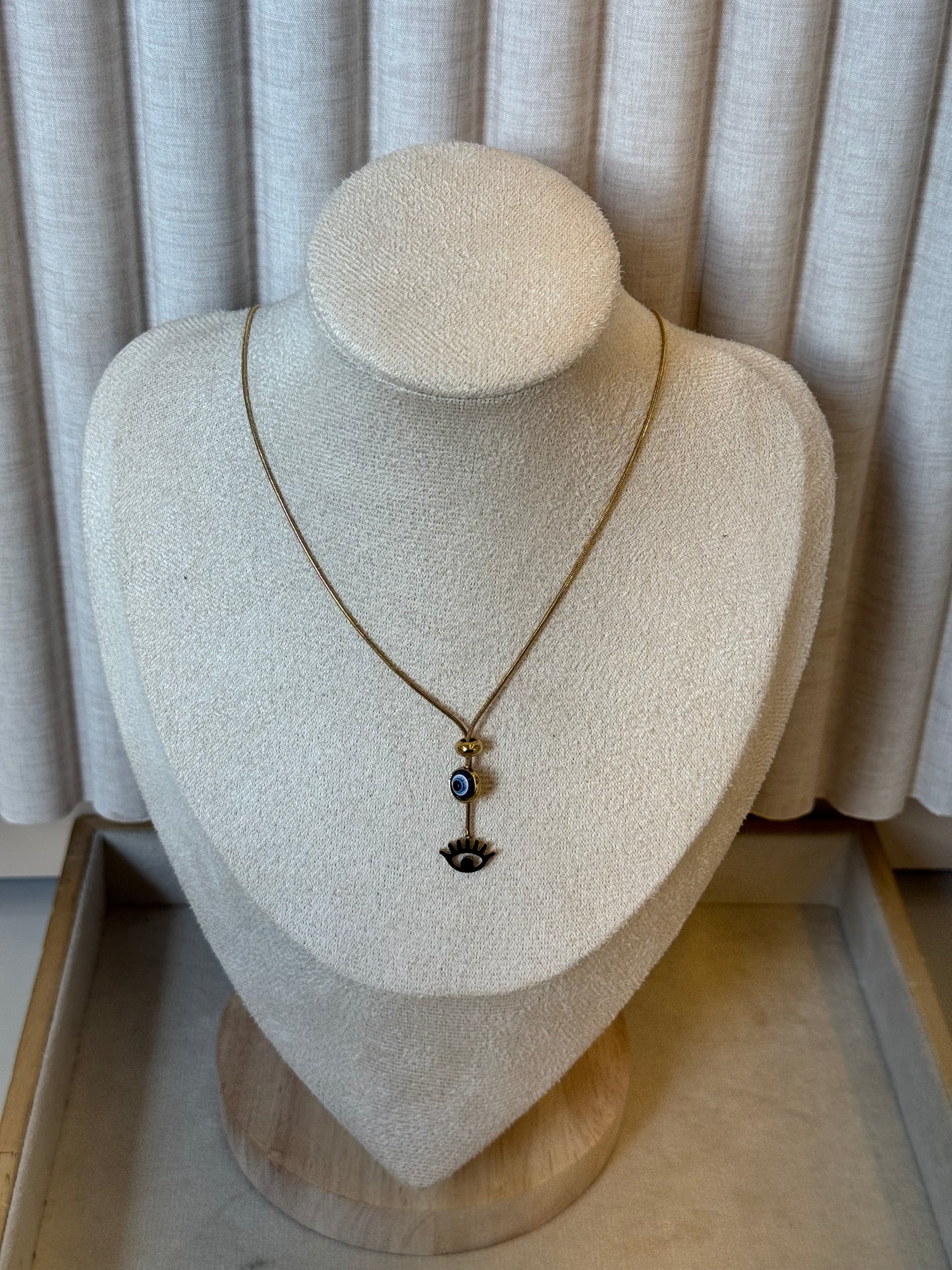 Evil eye necklace