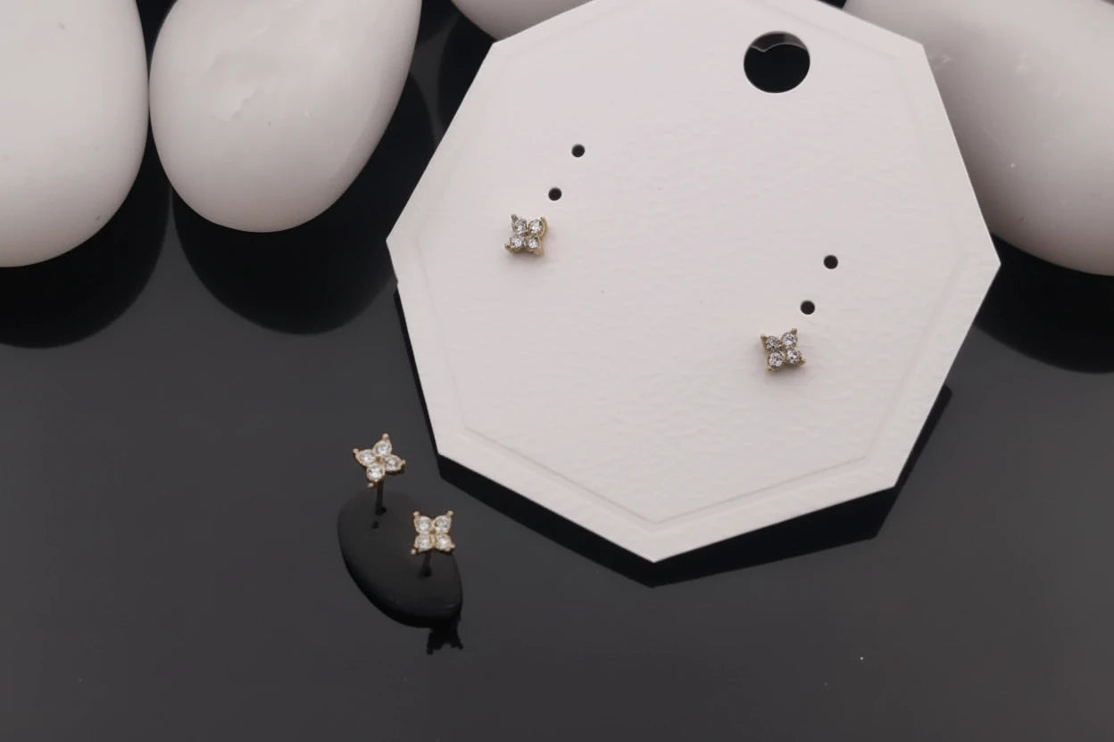 Stone Stud Earring