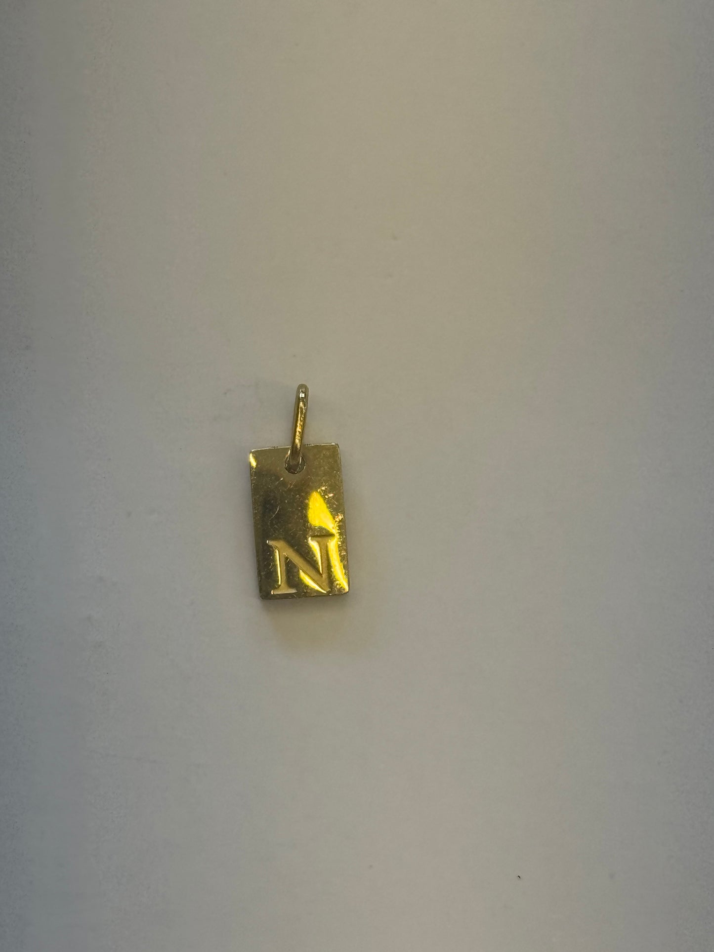 N letter charm