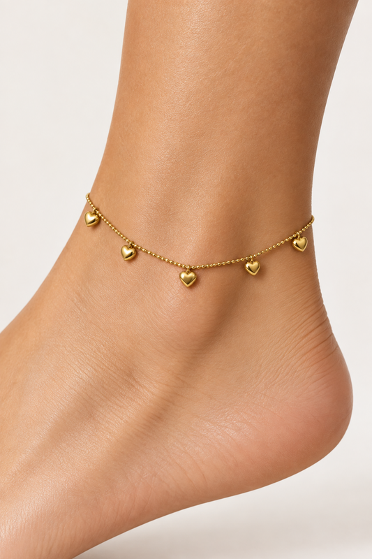 Love charm ankle