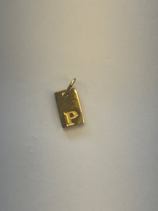 P letter charm