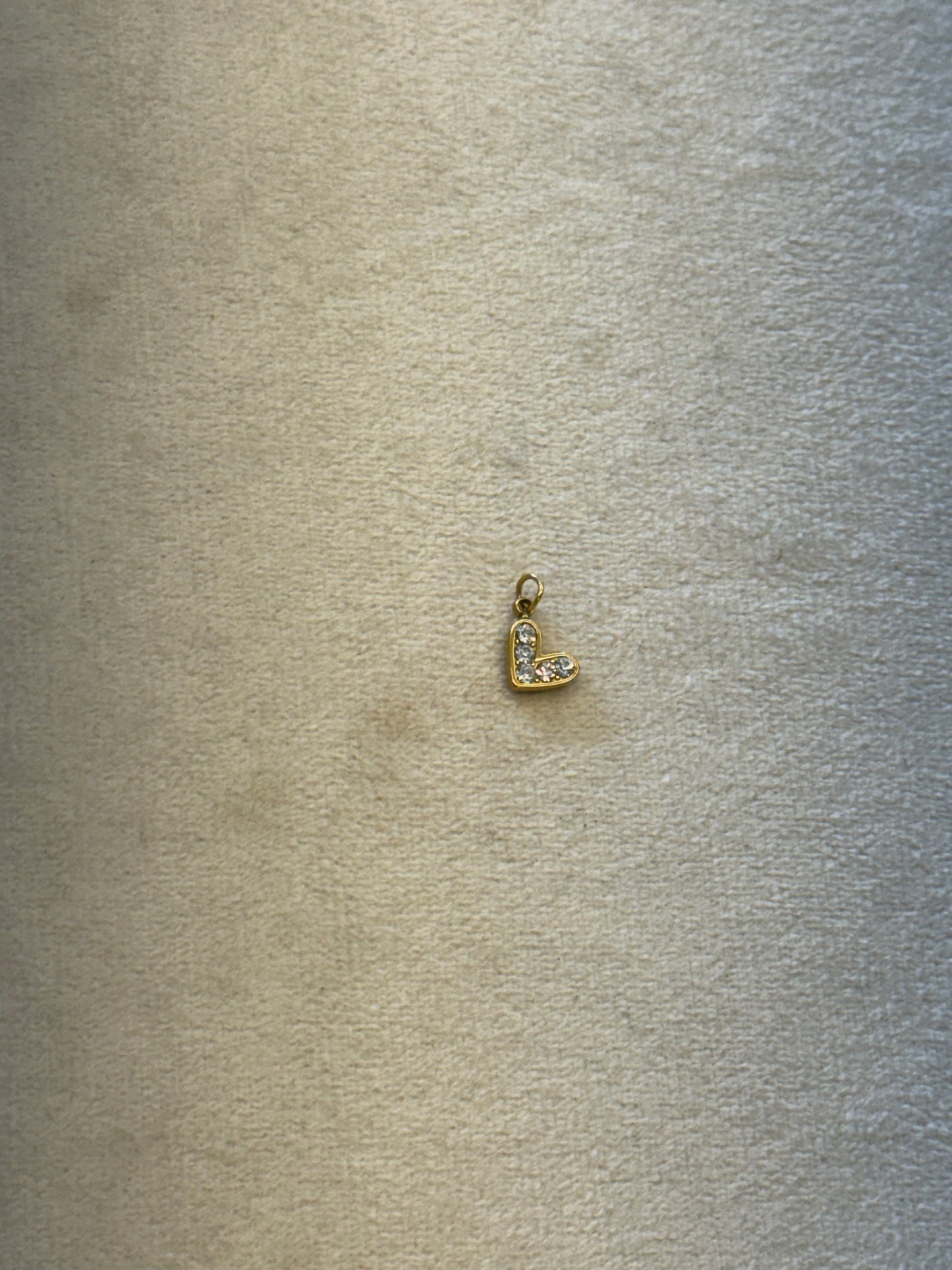 Mini heart charm