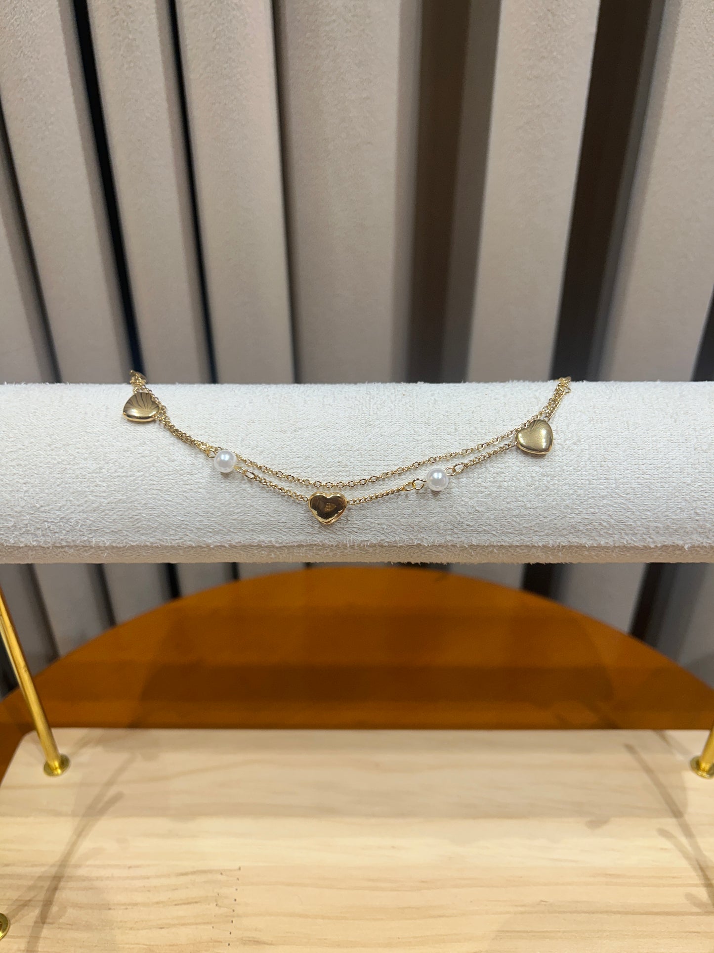 Double layer bracelet