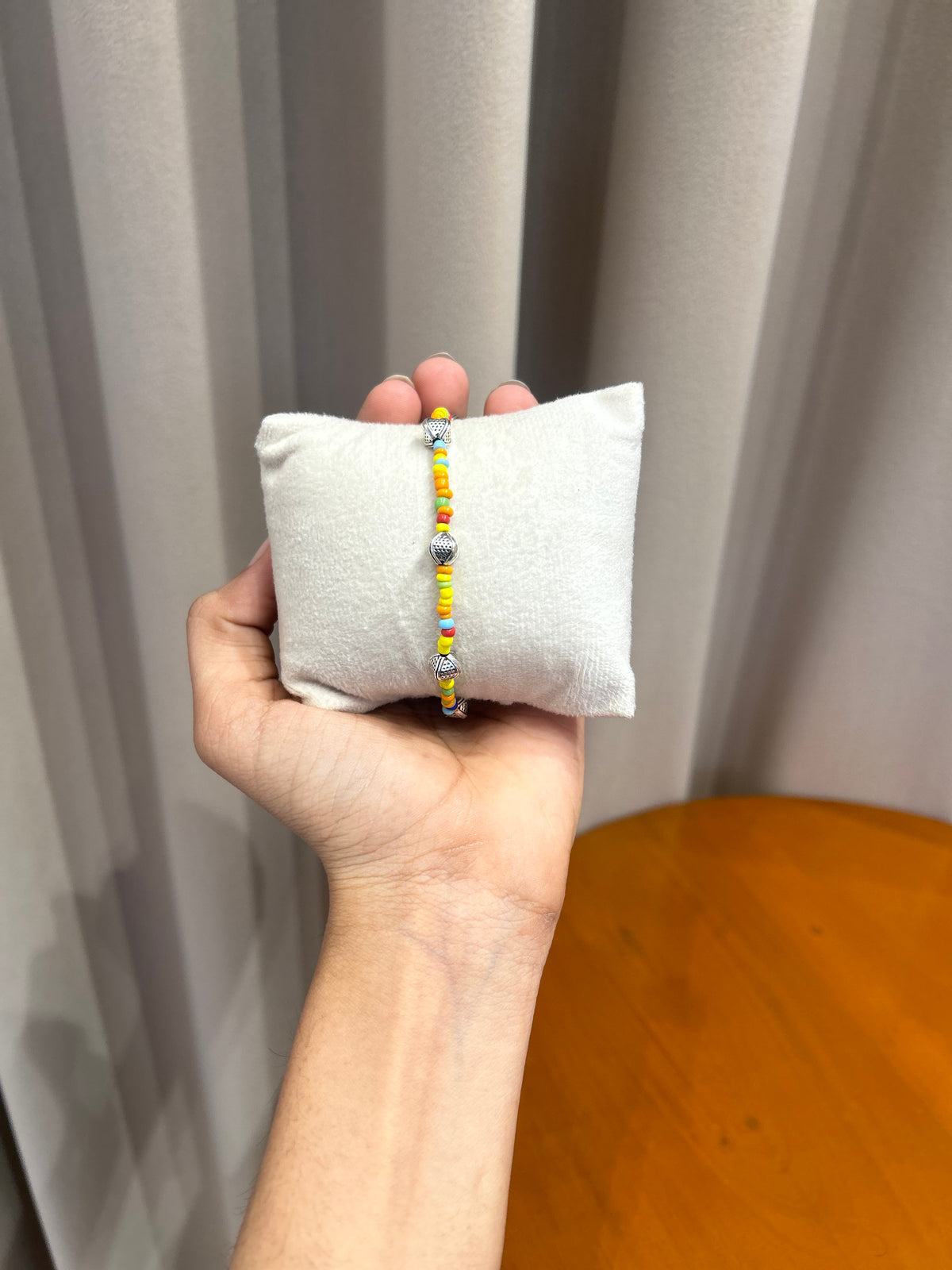 Rainbow beads bracelet