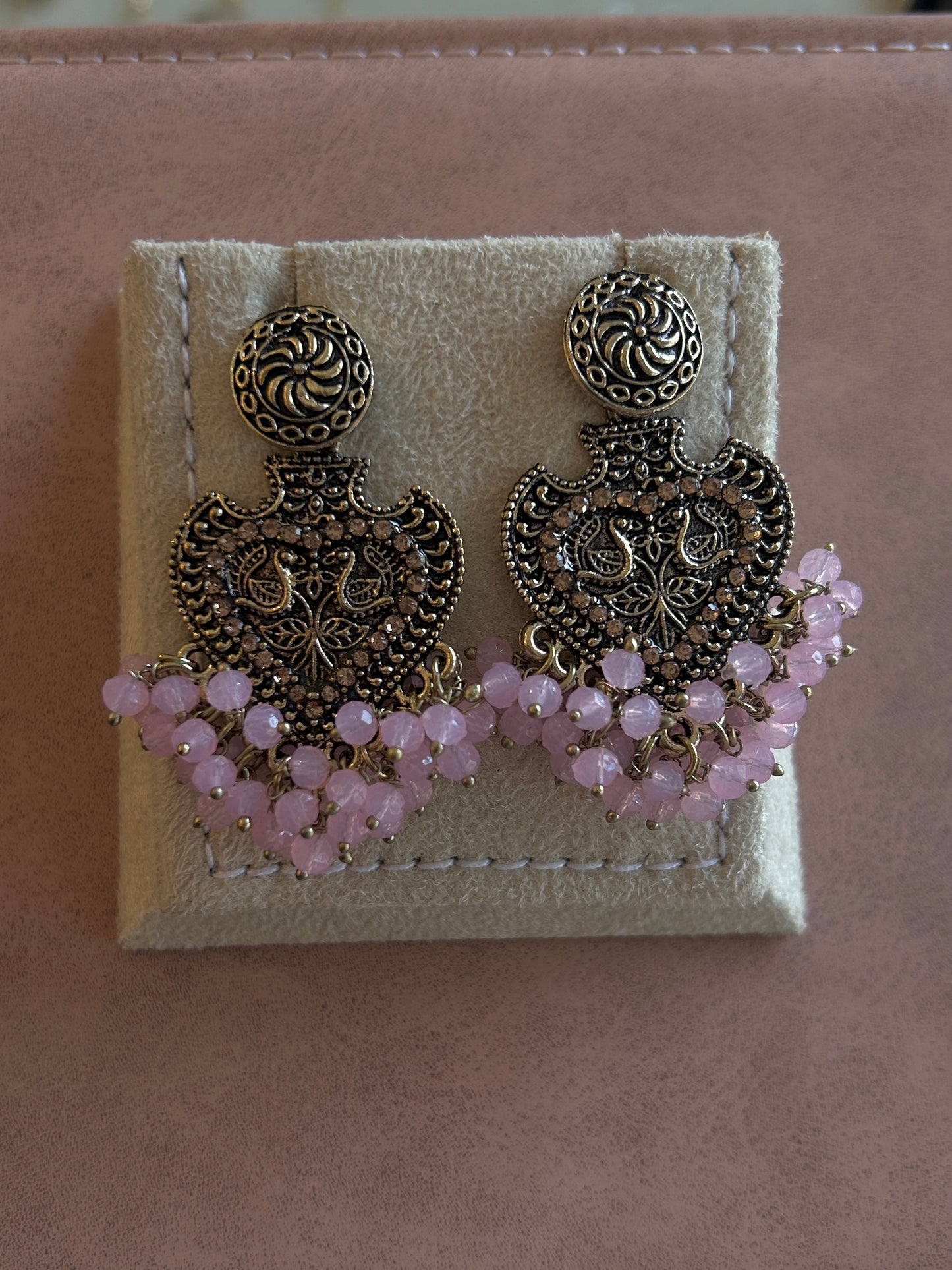 Baby pink earring