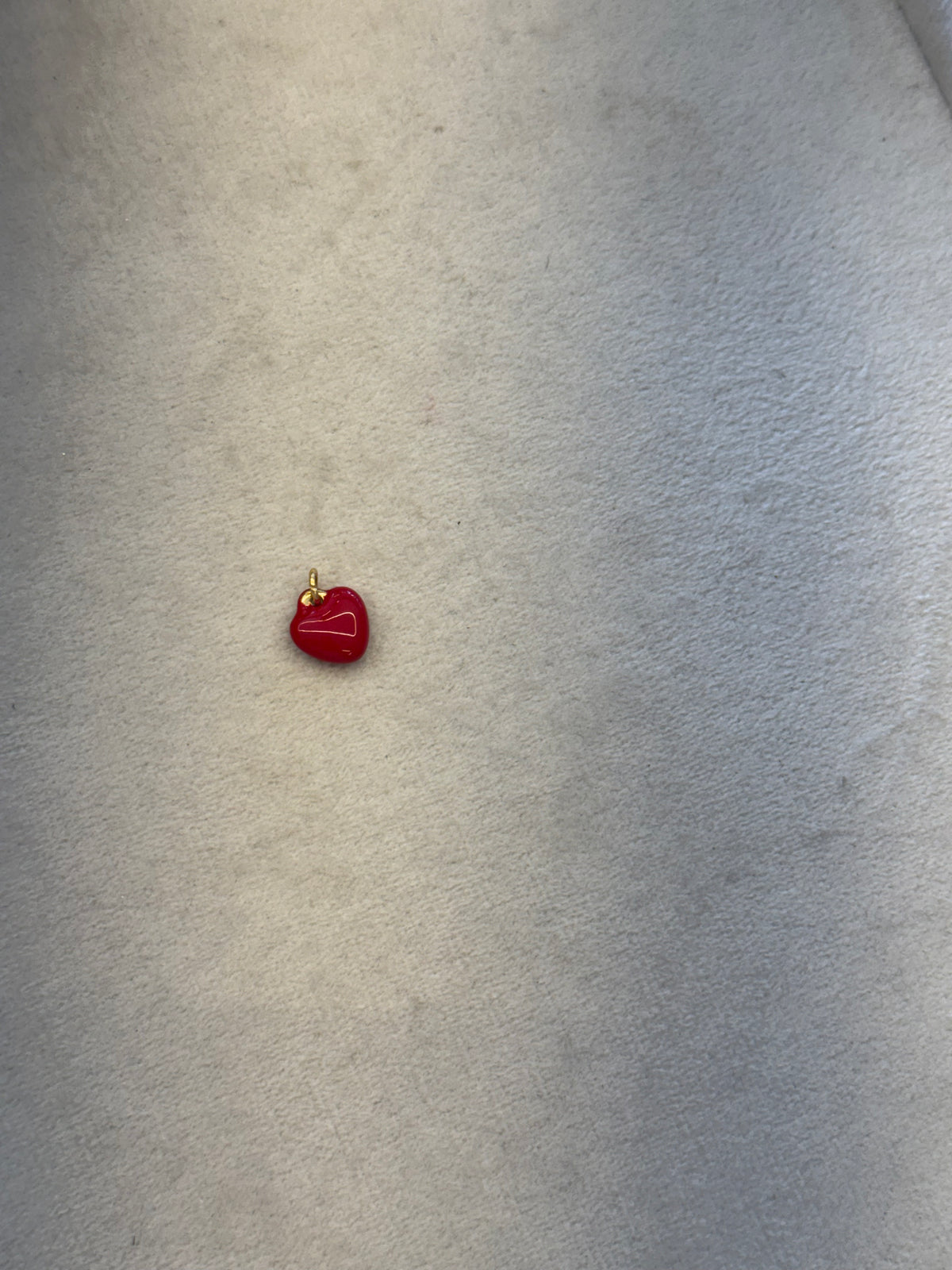 Red heart charm