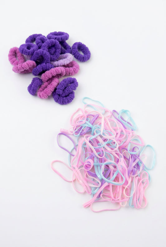 Violet & purple colour hair accessories