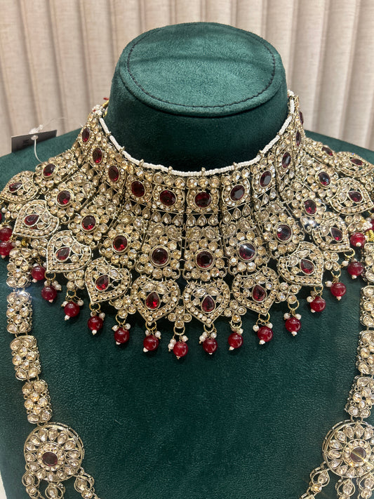 Rental jewellery Full Set Red