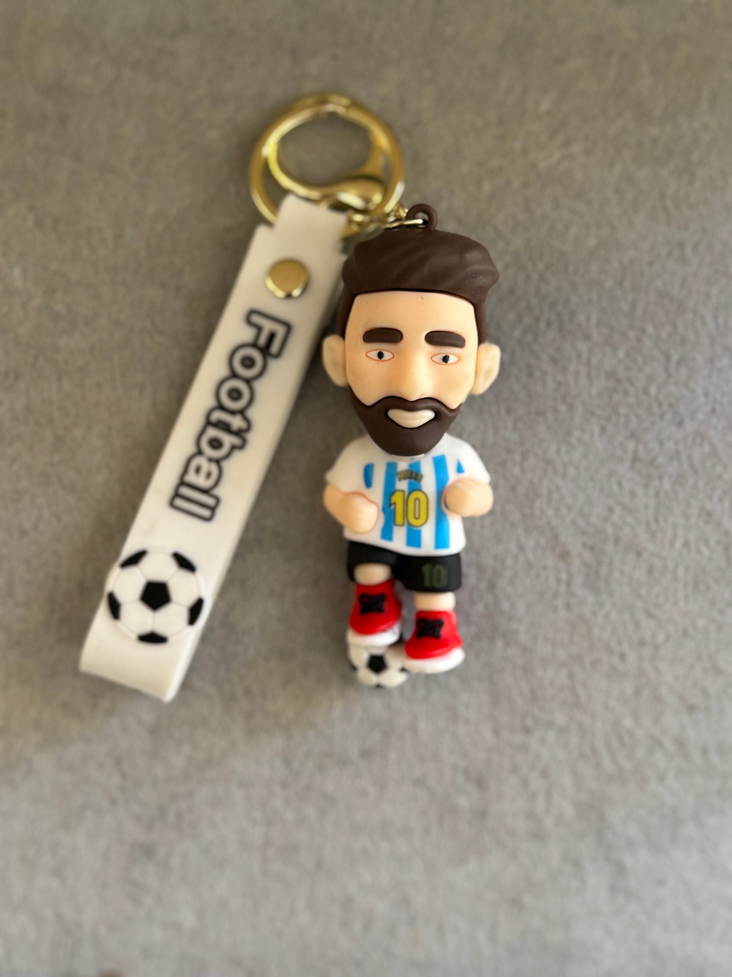 Messi keychain bag charms