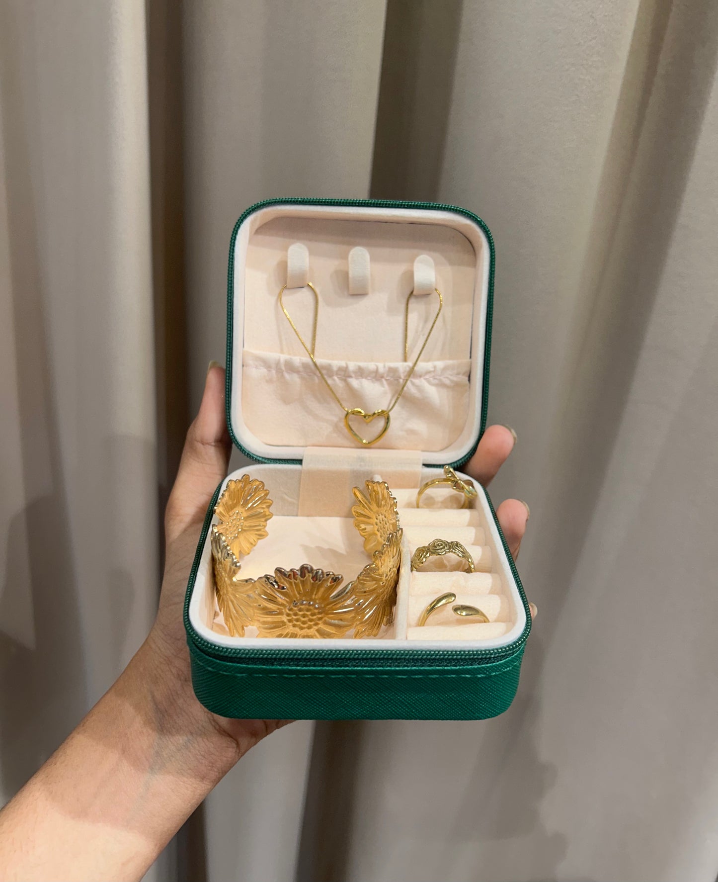 Golden gift box
