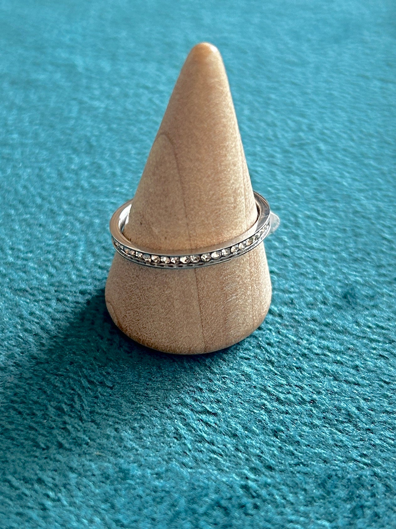 Crystal Eternity Band Ring