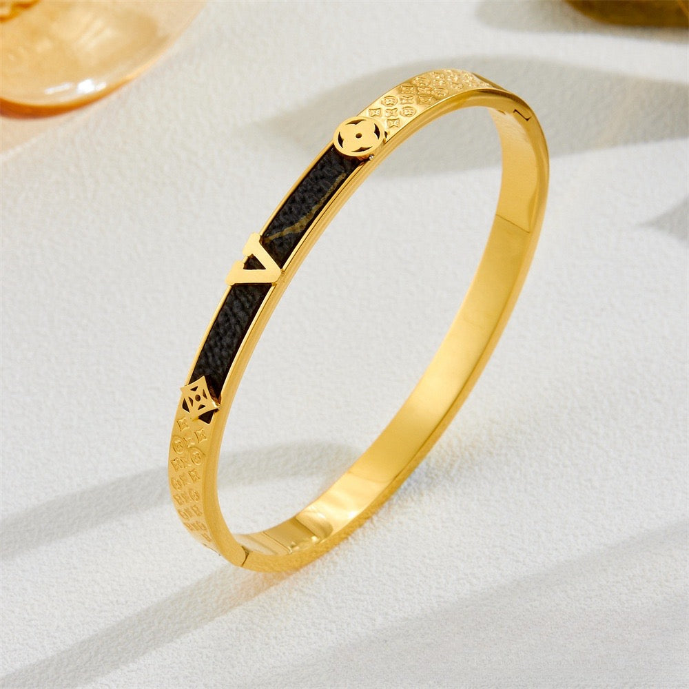 LV inspired Bangle